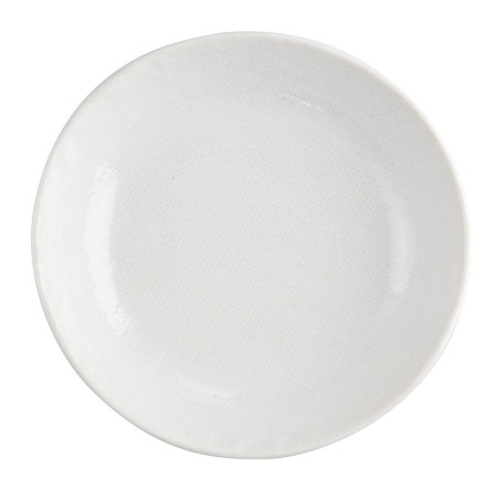 Bols Plats Olympia Denim White 220mm (Lot de 6)