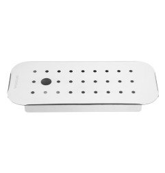 Égouttoir en acier inoxydable Vogue pour GN 1/3