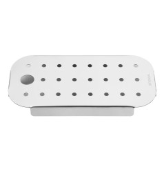 Égouttoir en acier inoxydable Vogue pour GN 1/4