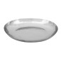 Plat ovale en acier inoxydable martelé Olympia 280x230mm