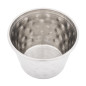 Pots à sauce en acier inoxydable martelé Olympia 70ml (lot de 12)