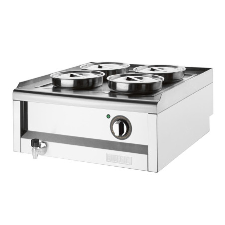 Bain-marie 4 pots Série 600 Buffalo