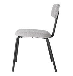 Chaises Bolero Fairfield noires et grises (lot de 2)