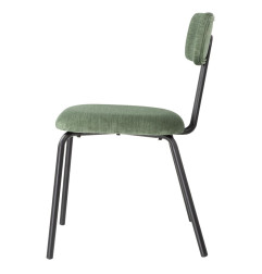 Chaises Bolero Fairfield noyer et vert (lot de 2)