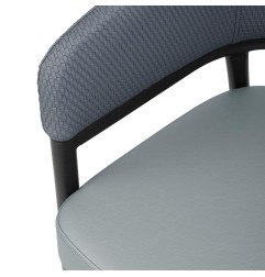 Fauteuils d'intérieur Bolero Meridian bleus (lot de 2)