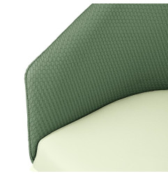 Fauteuils d'intérieur Bolero Meridian verts (lot de 2)
