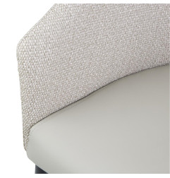 Fauteuils d'intérieur Bolero Meridian écrus (lot de 2)