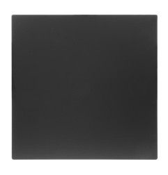 Plateau de table d'extérieur carré noir mat Bolero 700 mm
