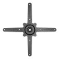 Pied de table en fonte Bolero noir 720x420mm