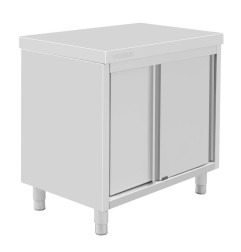Armoire sur pieds en acier inoxydable Vogue 900x900x600mm