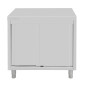 Armoire sur pieds en acier inoxydable Vogue 900x900x600mm