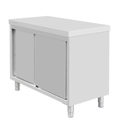 Armoire sur pieds en acier inoxydable Vogue 900x1200x600mm