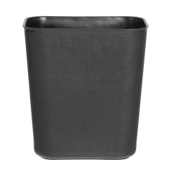 Poubelle pour hôtel/bureau noire Bolero 8L 