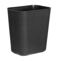 Poubelle pour hôtel/bureau noire Bolero 8L 