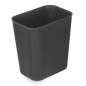 Poubelle pour hôtel/bureau noire Bolero 14L 