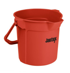 Seau gradué avec bec verseur Jantex 10L rouge 