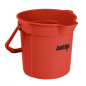Seau gradué avec bec verseur Jantex 10L rouge 