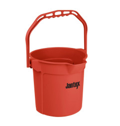 Seau gradué avec bec verseur Jantex 10L rouge 