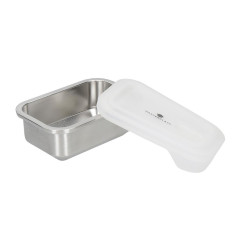 Plat de stockage alimentaire en acier inoxydable tout-en-un Masterclass 500ml