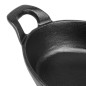 Plat à oreilles ovale en fonte Olympia 220 x 150 mm