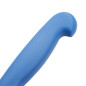 Couteau à trancher denté Hygiplas bleu 248mm