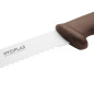 Couteau à trancher denté Hygiplas marron 248mm