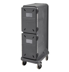 Grand chariot Pro Cart Ultra Cambro froid/froid 2 portes anthracite