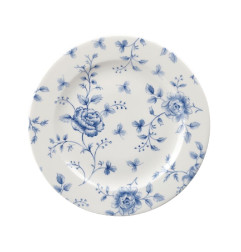 Assiettes plates Churchill Vintage Prague Rose Print 210mm (Lot de 6)