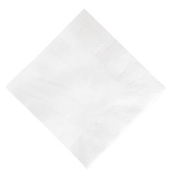 Serviettes ouate blanches Duni 330mm (Lot de 1000)