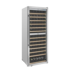 Cave à vin bi-zone Polar Série G inox 109 bouteilles