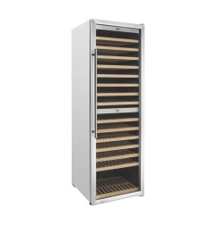 Cave à vin bi-zone Polar Série G inox 172 bouteilles