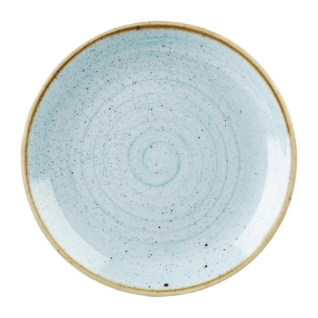 Assiettes rondes Churchill Stonecast Duck Egg Blue 288mm (Lot de 12)