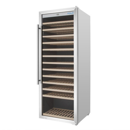 Cave à vin inox une zone Polar Série G 118 bouteilles