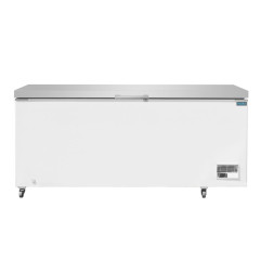 Congélateur coffre avec couvercle inox Polar Série G 581L