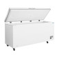 Congélateur coffre avec couvercle inox Polar Série G 581L