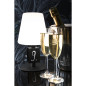Lampe de table noire LED sans fil Securit Michelle avec 3 étiquettes ardoises amovibles 