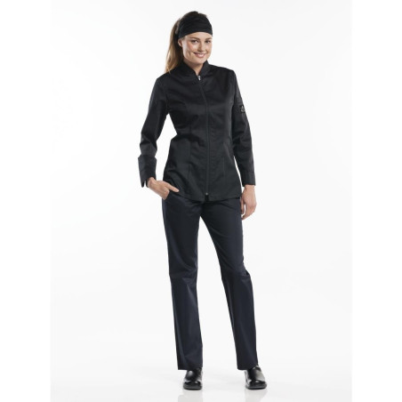 Veste de cuisine femme Chaud Devant Monza noire XL