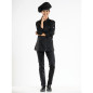 Veste de cuisine femme Chaud Devant Monza noire XL