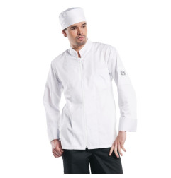 Veste de cuisine mixte Chaud Devant Monza manches longues blanche XXL