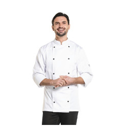 Veste de cuisine mixte Chaud Devant Firenze blanche XXXL