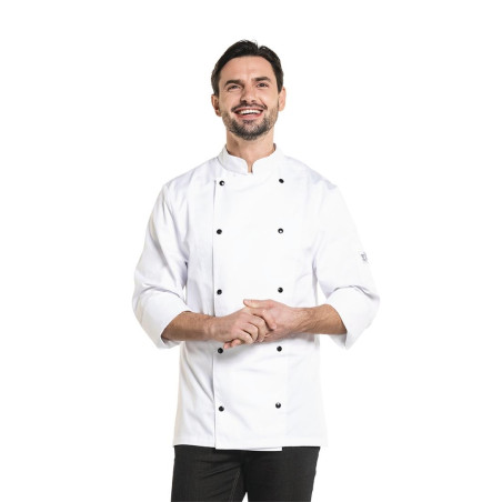 Veste de cuisine mixte Chaud Devant Firenze blanche XXXL