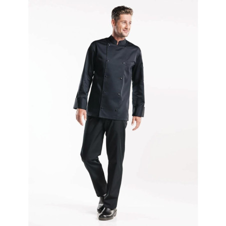 Veste de cuisine Chaud Devant Roma noire XL