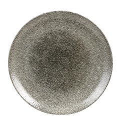 Assiettes rondes Churchill Studio Prints Raku Quartz Black 288mm (Lot de 12)