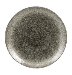 Assiettes rondes Churchill Studio Prints Raku Quartz Black 260mm (Lot de 12)