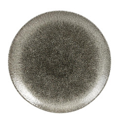 Assiettes rondes Churchill Studio Prints Raku Quartz Black 217mm (Lot de 12)