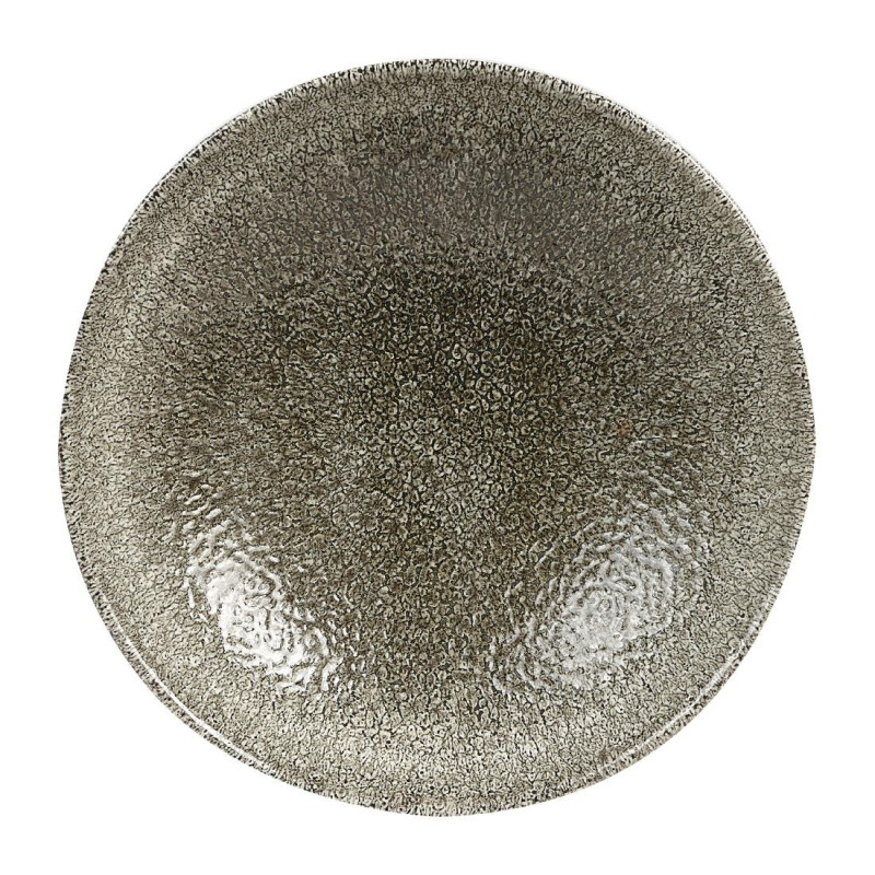Assiettes rondes Churchill Studio Prints Raku Quartz Black 165mm (Lot de 12)