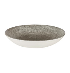 Assiettes coupe ronde Churchill Studio Prints Raku Quartz Black 248mm (Lot de 12)