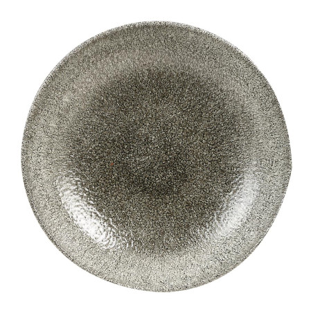 Assiettes coupe ronde Churchill Studio Prints Raku Quartz Black 248mm (Lot de 12)