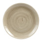 Assiettes rondes Churchill Stonecast Patina Antique Taupe 260mm (Lot de 9)