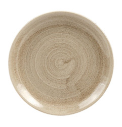 Assiettes rondes Churchill Stonecast Patina Antique Taupe 165mm (Lot de 11)
